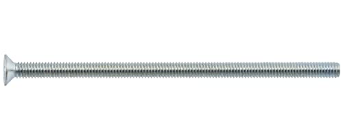 AERZETIX - C59669 - Satz von 10 Metallschrauben M4x80 mm mit senkkopf PH2 - DIN 965 - aus kohlenstoffstahl - härte 4.8 - verzinktes finish - zur befestigung von schraubendreherschrauben