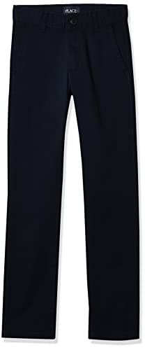 Image of The Children's Place Boys Stretch Super Skinny Jeans, Black DNM, 4 Husky