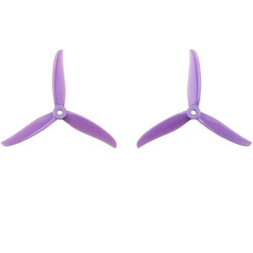 H 4937-3 FPV hélices à 3 pales violettes pour drone de course