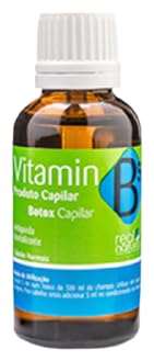 Real Natura - Sérum Capilar Vitamina B5 Forte - Nutrición Intensa - Reparación Profunda - Ideal para Cabellos Secos y Débiles - Absorción Rápida - Fragancia Duradera - 30 ml