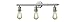 Innovations 204-PN Restoration Three Light Bathroom Fixture from Bare Bulb Collection in Polished Nickel Finish,