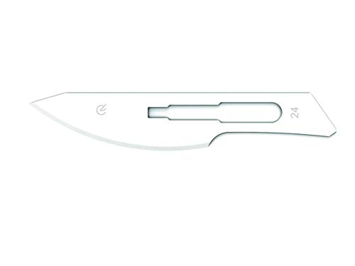 GIMA - Sterile Einwegklinge, aus Kohlenstoffstahl, Nr. 23, 100er-Pack, 27008