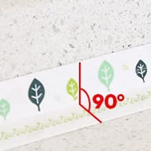 RAVIRANDAL Oil Proof Caulk Tape Strip PVC Self Adhesive Caulking Sealing Tape for Kitchen Sink Platform Toilet Bathroom Shower and Bathtub, 3.8m*3.2cm | Pack of 1 1