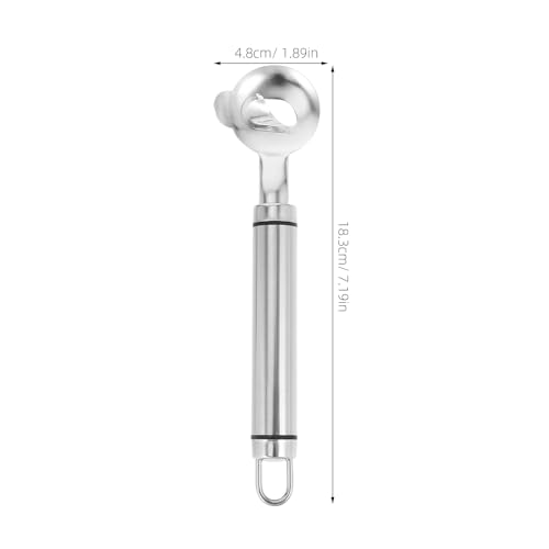 Image of Hemoton Dough Cutter 7.20 Inch Stainless Steel Chinese Noodles Cutter Handheld Dough Scraper Tool for Kitchen and Manual Pasta Makers