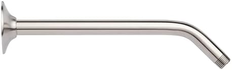 Signature Hardware 948962-12 FundamentALL 12" Wall-Mount Shower Arm and Flange - Brushed Nickel