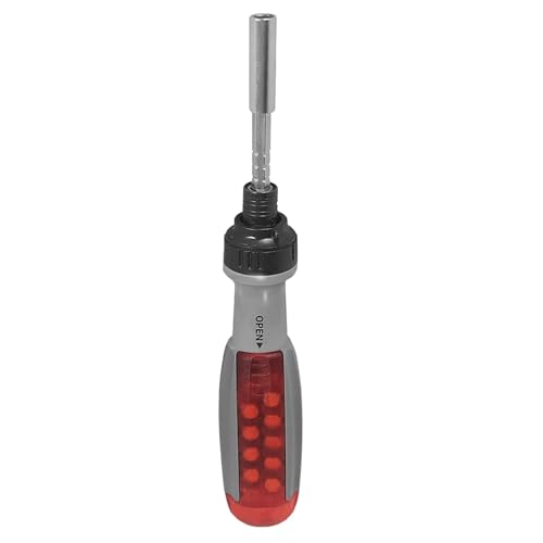 Jeu de tournevis multifonctions à cliquet avec embouts pour vélo - 6