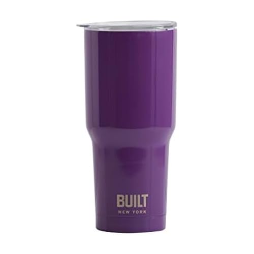 BUILT 30 Ounce Double Walled Stainless Steel Tumbler Purple 5193237