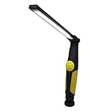 SHINEOFI Lampe De Travail Cob Rechargeable Usb, Lampe De Poche Pliable Magnétique, Éclai...