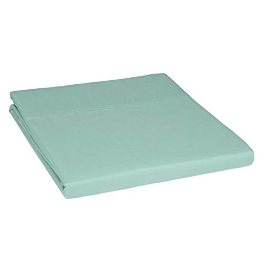 REVITEX - Sábana encimera para Cama de 135, de algodón y poliéster, Color Verde Agua, 1 Pieza de 210x270 cm., no Hace Bolas, Tejido Agradable al Tacto y de fácil Planchado