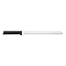 Rada Cutlery 10 Inch Stainless Steel Bread Knife with Black Stainless Steel Resin Handle - Made in USA