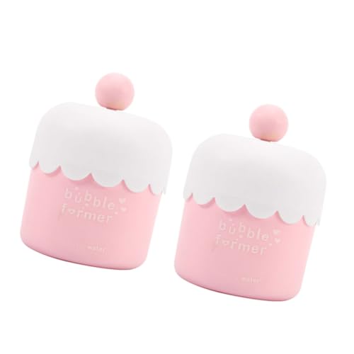 HAMPPLIES 2個 洗顔泡立て器 手動 泡立ち速い バスルーム用 泡生成ツール 簡単洗浄 密泡形成 フェイスシャンプーシャンプー用 節約設計