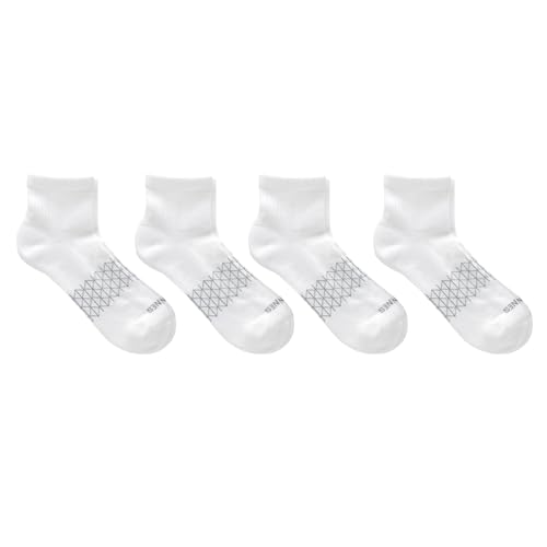 Hanes mens Absolute Active Cushioned Ankle Socks, Moisture Wicking Socks, Seamless Toe, 4-pack2