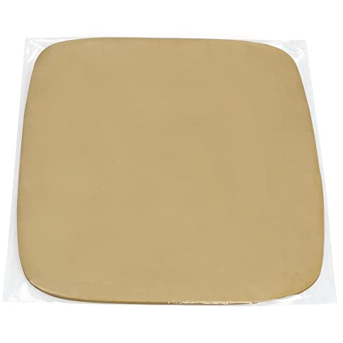 Extra Large Size Without Holes Unbleached Air Fryer Parchment Paper Liners（12"×12"） Square 125PCS Compatible with XXXL Air Fryer for 9.5QT 10QT 16QT Or Bigger Air Fryers (Brown)