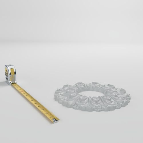 Medallón de techo oculta grietas Ekena Millwork CM03JA blanco 6