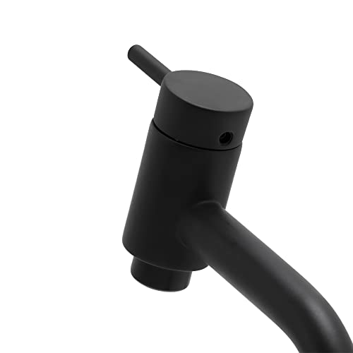Torneira Link Preta Para Cuba de Banheiro Bica Baixa