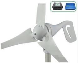 GOWE 600W max Wind turbines,12V/24V windmill +Wind/solar hybrid controller(LCD display)+600w off grid pure sine wave inverter.