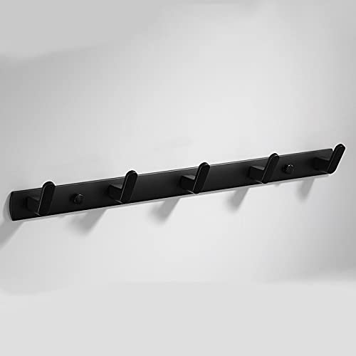 Herraje de aluminio espacial negro mate: gancho para bata exclusivo 3