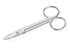 Professional Stainless Steel Toenail Scissors. Made in Italy
