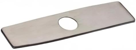 Miniatura 7 de Wovier Placa para grifo, placa de cubierta de orificio de fregadero de níquel cepillado, placa rectangular de 10 pulgadas de acero inoxidable 304