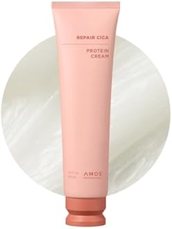 AMOS PROFESSIONAL Repair Cica Protein Cream l Anti-Frizz Deep Conditioner for Split Ends & Breakage l 5.0 fl. oz.