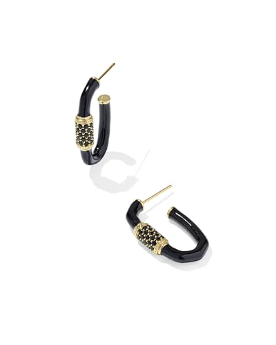 Kendra Scott Emery Enamel Hoop Earrings, Fashion Jewelry for Women