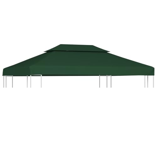 Festnight Toile de Toit Toit de Rechange pour Tonelle Pergola Gazebo Imperméable 3 x 4m 270g/m²