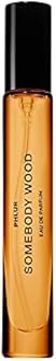 PHLUR Somebody Wood Eau de Parfum - Travel Size Perfume for Women & Men Fragrance - Spicy Woody Perfume with Bergamot, Lemon, Cedarwood, Sandalwood, Musk & Vanilla (9.5mL)