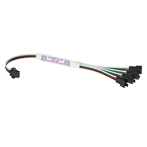 BTF-LIGHTING WS2812B WS2811 SM16703 SK6812 WS2814 IC etc 3Pin RGB TTL Amplifier 1 to 4 Support 3PIN Addressable LED Strip,Fairy String,Matrix Panel,Module etc DC5V DC12V DC24V