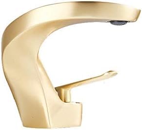 Robinet de lavabo anti fuite avec mitigeur céramique eau chaude froide design moderne