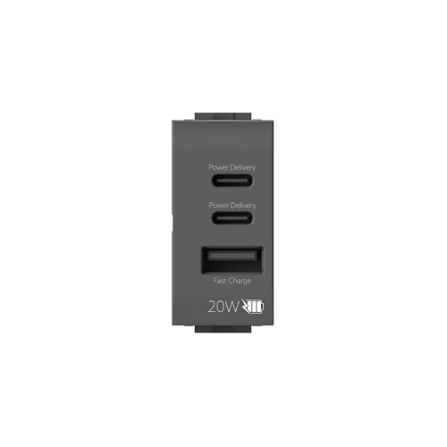 4box - Alimentatore USB CCA 20W compatibile Bticino®...