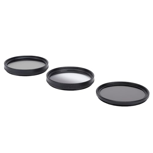 Zestaw Filtrów Aparatu, Zestaw Filtrów ND8 CPL GND do Rejestrowania Wyraźnego Obrazu ze Stopu Aluminium (55 mm)