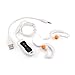 Reproductor MP3, de 4 GB, impermeable, de color blanco, con auriculares, ideal...