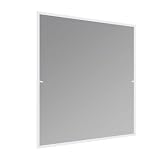 Windhager Insektenschutz Expert Spannrahmen für Fenster Fliegengitter Alurahmen für Fenster, 100 x 120 cm, Weiß, 04336
