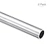 DMiotech 2er Pack (22mm Außendurchmesser x 19mm Innendurchmesser) 6063 Aluminium Rundrohr 200mm Länge Industriemetallrohr für Maschinenrahmenbau DIY-Projekte