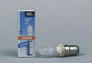 HALOLUX mate 60W B15d L: 67mm, Halógenas de alto voltaje