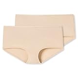 Supersofter, schmaler Bund Schiesser Damen 2 PACK Panty Shorts Bio Baumwolle - 95/5 Organic