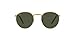 Ray-Ban Unisex RB3637 New Round Round Sunglasses, Legend Gold/Green, 50 mm