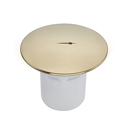 Sandy Beach Shower Drain Trap Insert - Shower Tray Plug, Shower Trap Cover Replacement, Shower Tray Waste Cover - Brass Shower Waste, Shower Drain Cover Replacement (90mm Hole/115mm Cover)