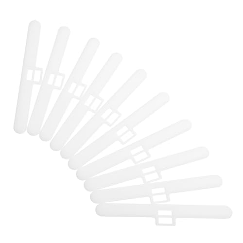 Uonlytech 10pcs Vertical Blind Replacement Parts Double Hole Slats Hangers for Easy Installation Vertical Blinds Repair Tabs for Use