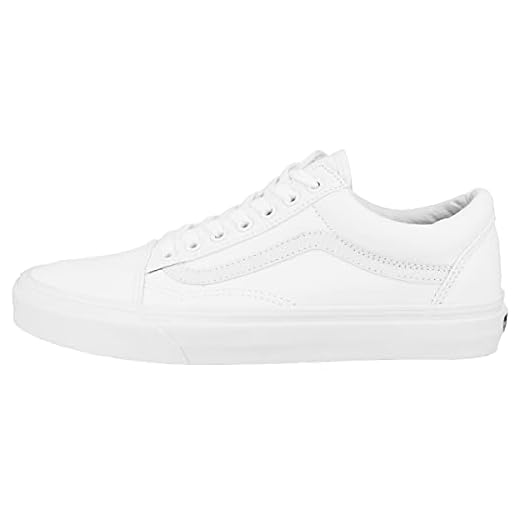Vans Old Skool, Zapatillas Unisex Adulto, Blanco (True White W00), 39 EU