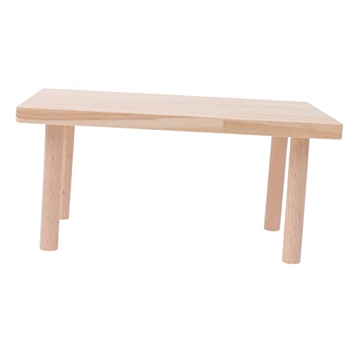 FONDOTIN Hamsterplattform Chinchilla Träavsats Chinchilla Burtillbehör Fågelbur Står Fågelvirke Hamstertuggleksaker Plattform För Chinchilla Fågelplattformen Bur Stativ Trä- Tugga Styrelse