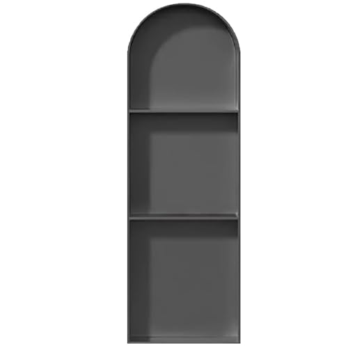 Niche de douche en acier inoxydable noir 28x90 cm meuble de rangement encastrable