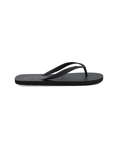 Image of Volcom Men's Volcomotion Flip Flop Sandals - Comfort Foam, Water-Friendly Thong Sandal, Black Grey V, 10