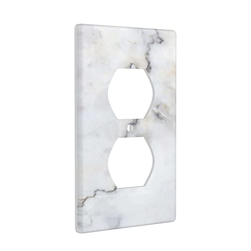 Marble Wall Plate Cover Decorative Switch Plates Cover,Electrical Outlet Cover,Single Double Gang Toggle Switch Plate,Oversized Double Toggle Wall Plate Cover #TOP1
