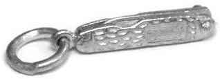 Miniature Folding Knife Pendant Charm .925 Sterling silver!!