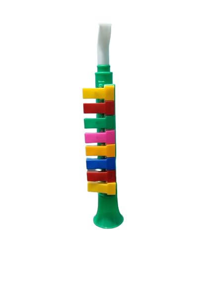 SHIVMYRA Melodika Wind Piano Toys for Kids Age 4-5-6-7-8 Year Mouth Organ 8 Keys Musical Flute Instrument (Multicolor) (8 Note)