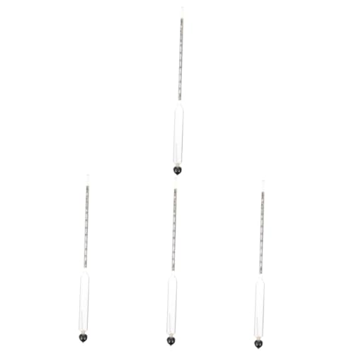 SOESFOUFU 4pcs Manual Liquid Hydrometer Specific Gravity Hydrometer Easy to Use for Concrete Moisture Measurement