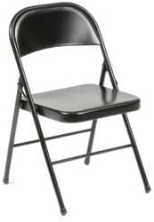 Cosco Products Black Steel Chair One