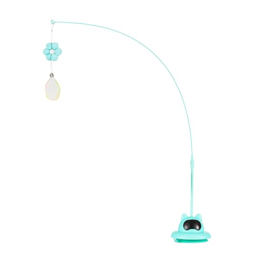 Ventosa de varinha de penas de brinquedo de gato, brinquedo de varinha de gato de sucção - Brinquedo