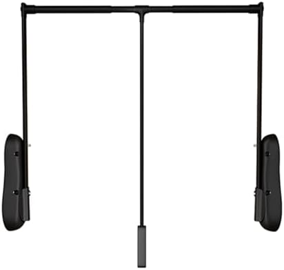 Adjustable Pull-Down Closet Rod with Easy-Grab Ring, 850-1150mm, Multi-Position Space Saver for Easy Access and Organization, Ideal for Home Storage Solutions